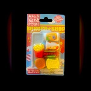 Burger Shop Erasers